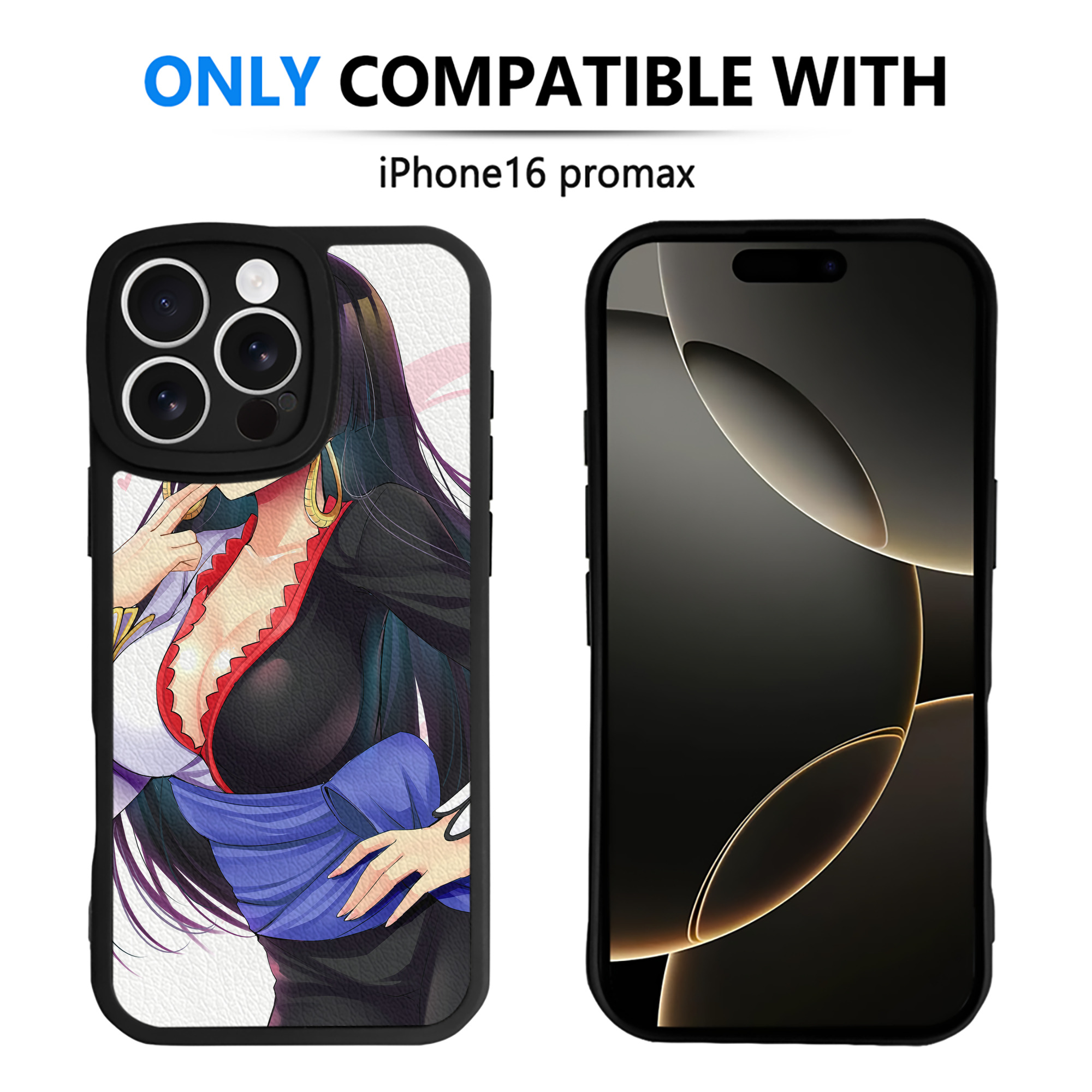 （画像用） ワンピース ONE PIECE 【iPhone 16シリーズ対応】シリコンスマホケース（レザー調） 材質：シリコン
